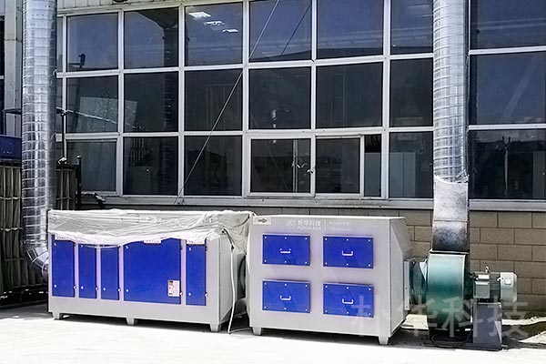 鄭州注塑機VOCs有機廢氣處理設備項目竣工